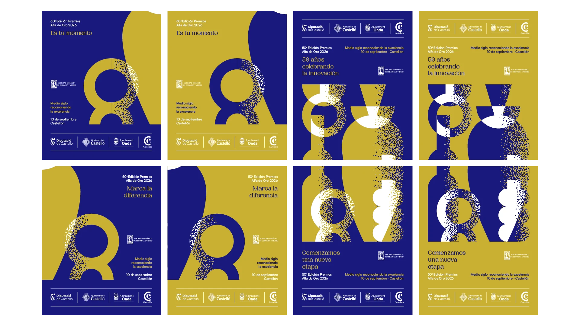 Premios Alfa de Oro 2026 — aplicación de marca 2